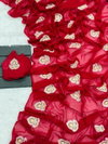 Tew Georgette Tharede Gamthi Work Saree Wholesale Clothing Suppliers In India